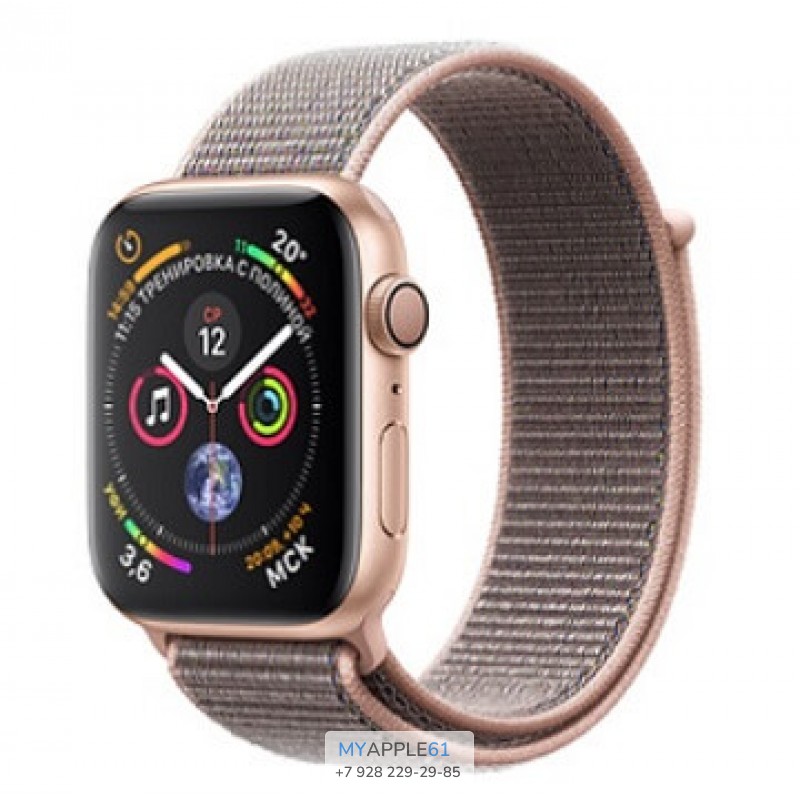 Apple Watch Series 4 40 mm Gold with Pink Sand Sport Loop